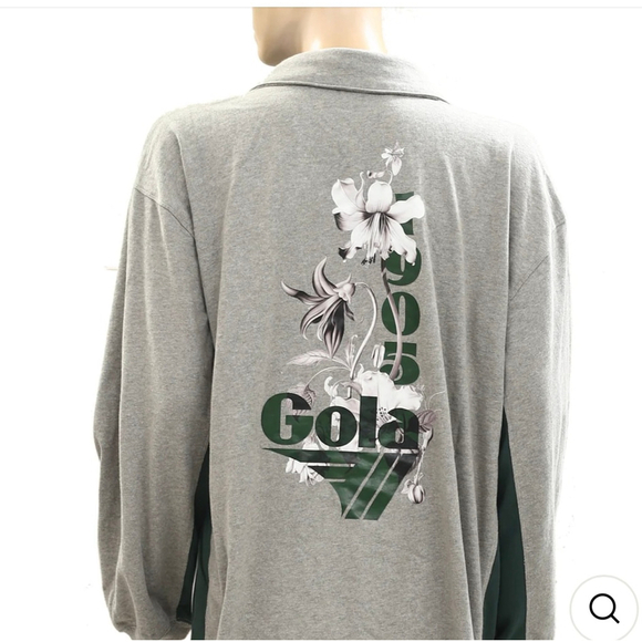 Gola x Anthropologie Team Jersey Mini Dress NWT Size Large Gray - Picture 4 of 7